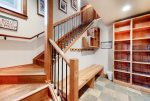 Hallway with lots of storage